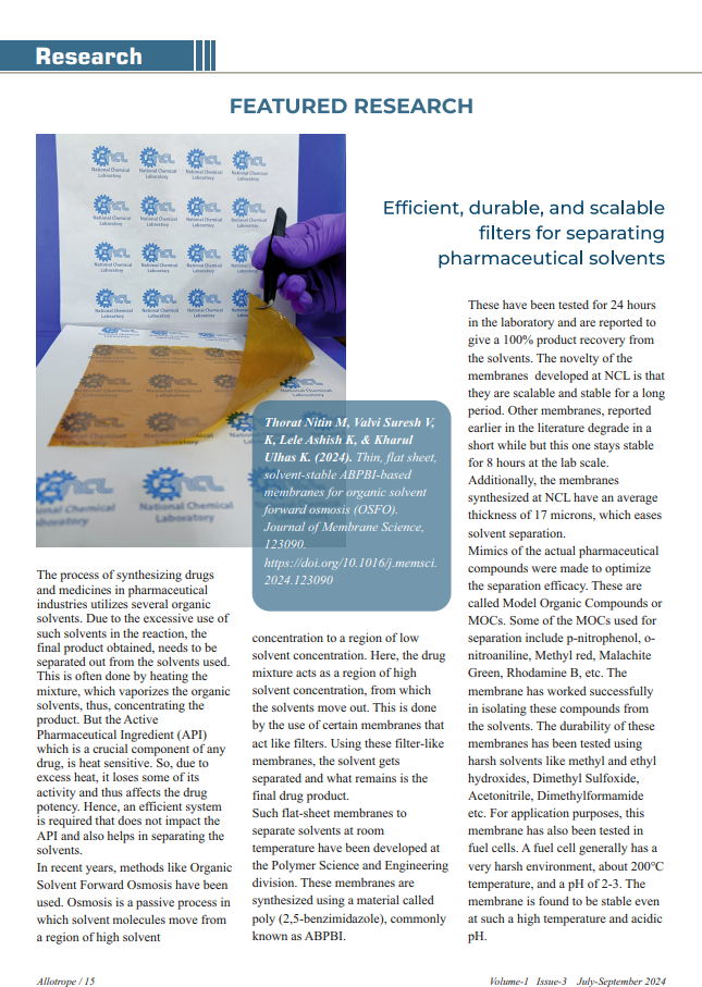 Annual Report Details National Chemical Laboratory